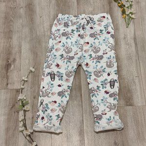 Drop Crotch Joggers- Sloths